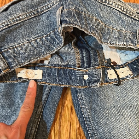 Zara Kids Blue Jeans Size 10 Adjustable in Waist straight Cut - Picture 3 of 6